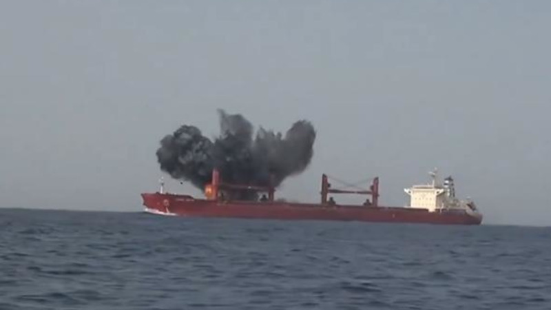 Yemen'deki Husiler Kzldeniz'de bir gemi daha batrd