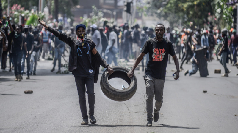 Kenya'da hükümet kart protestolarda 31 kii katledildi