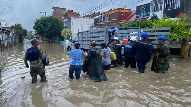Meksika'da sel: En az 42 kii yaamn yitirdi
