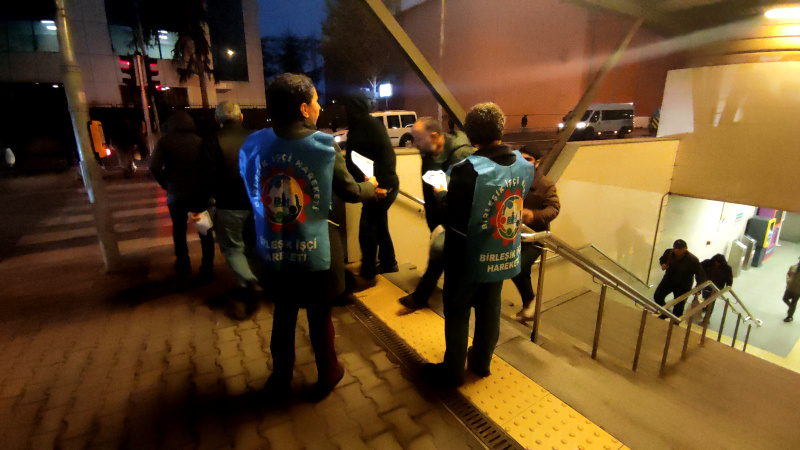 'Sava ve sömürü bütçesine kar genel grev genel direni'