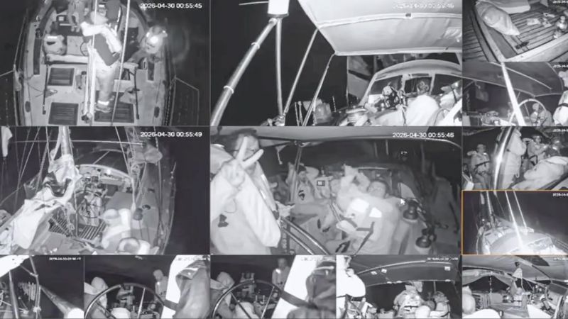 Sumud Filosu'na Yunanistan aç�klar�nda �srail sald�r�s�: 18 tekneyle ba�lant� koptu