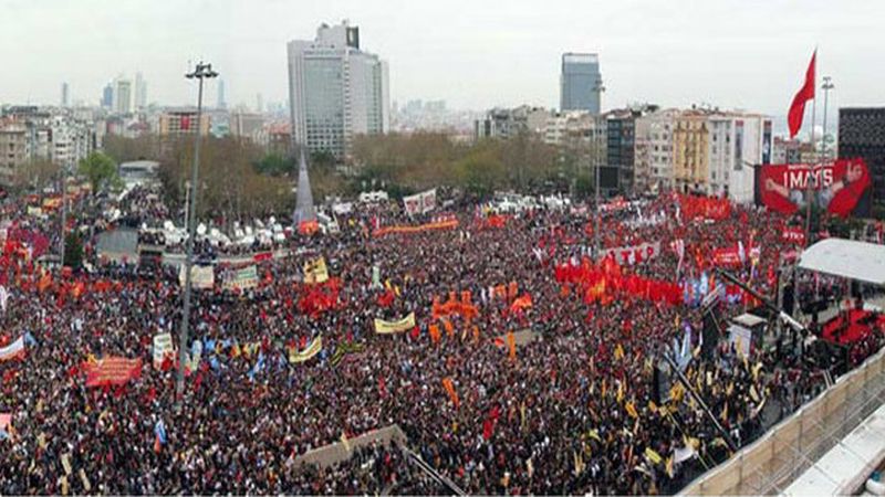 Ortak ça�r�: Omuz omuza Taksim 1 May�s��n� örgütleyelim