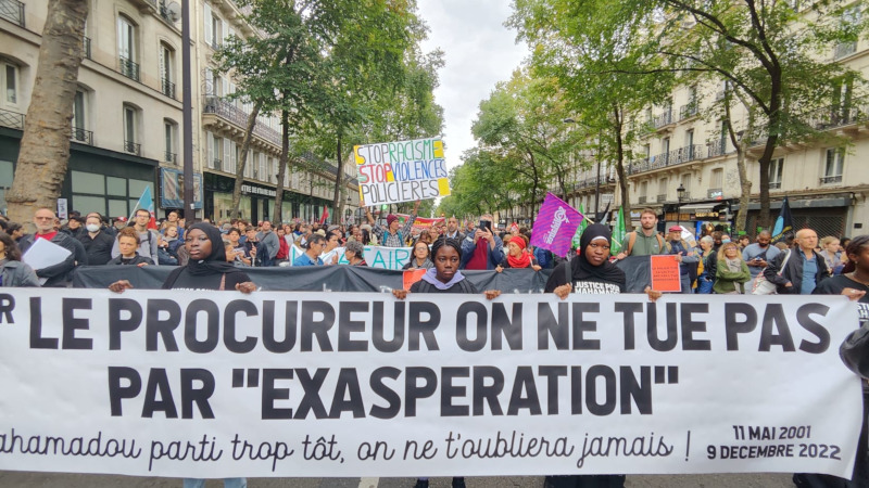 Fransa'da ırkçılık ve polis şiddetine karşı eylem