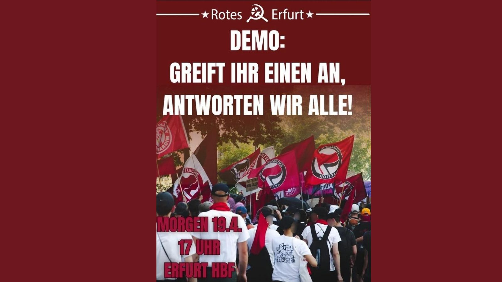 Antifa�istler fa�ist sald�r�ya kar�� yürüyecek